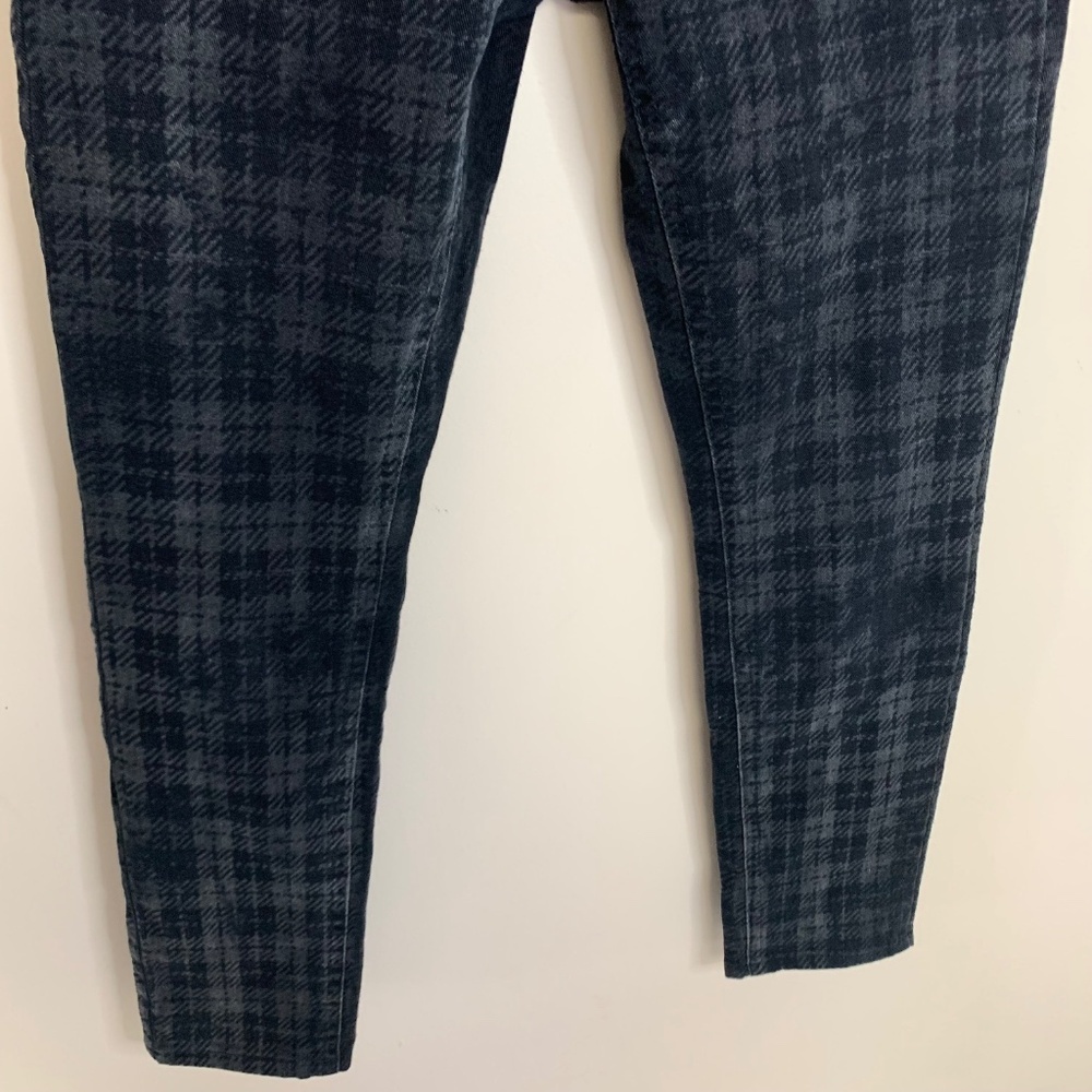 Marc Cain Grey Plaid Skinny Jeans Size N3 - Picture 5 of 10